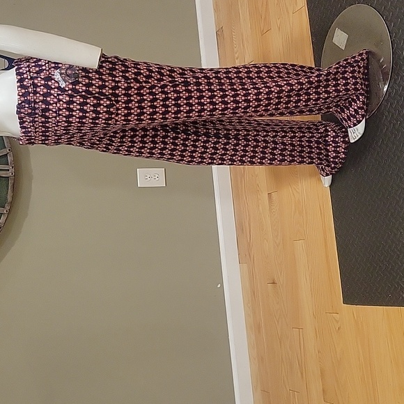 Free People Geometric Knit Flare Pant - Picture 2 of 15